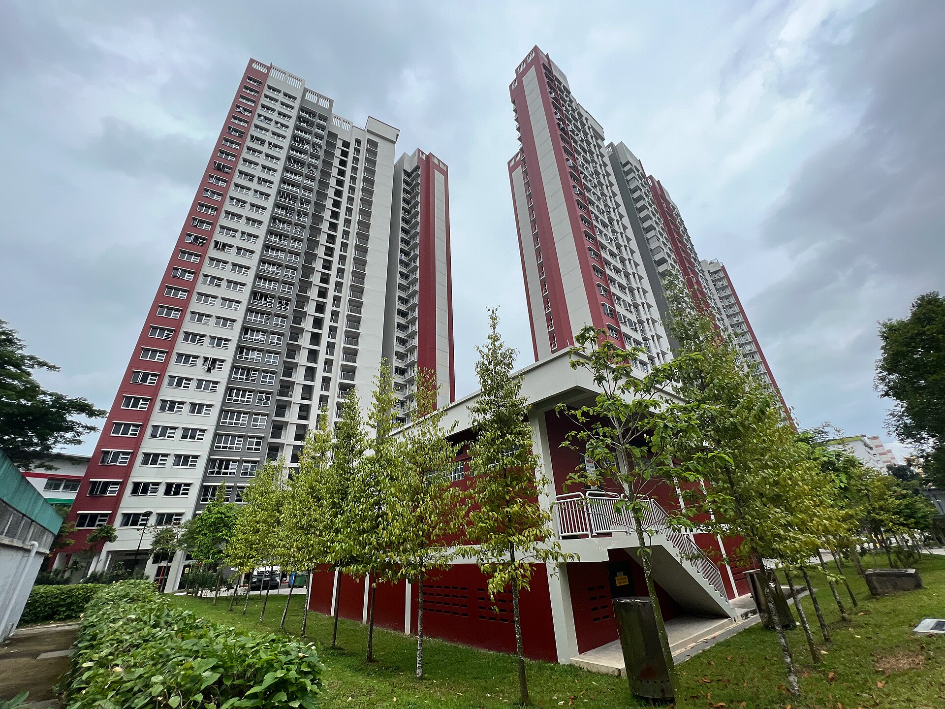 Ang Mo Kio Court HDB housing project. Along Ang Mo Kio Street 22. Near Ang Mo Kio Primary School. Electrical substation