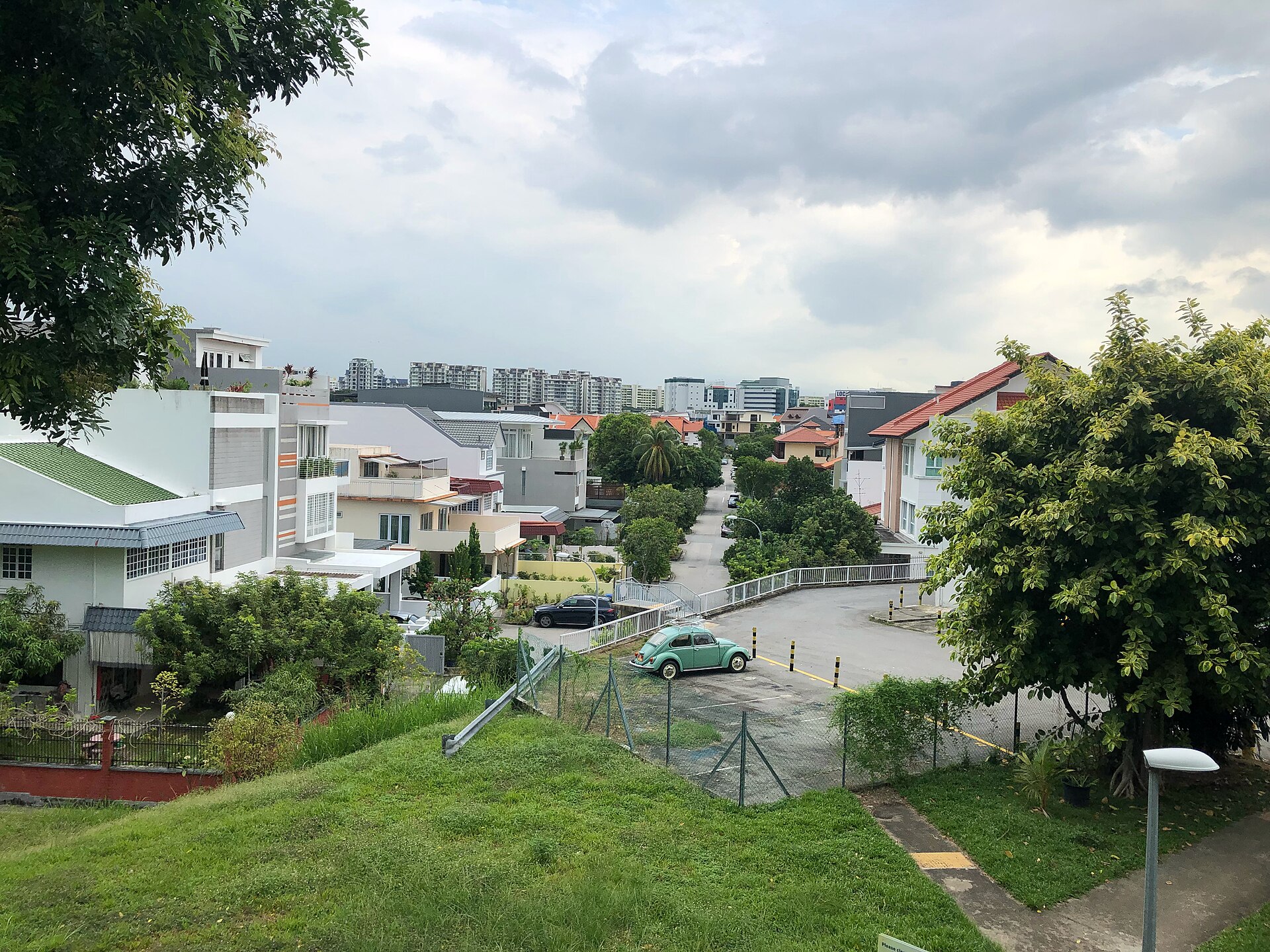 Jalan Senang Estate, Singapore, photographed from Sims Avenue East