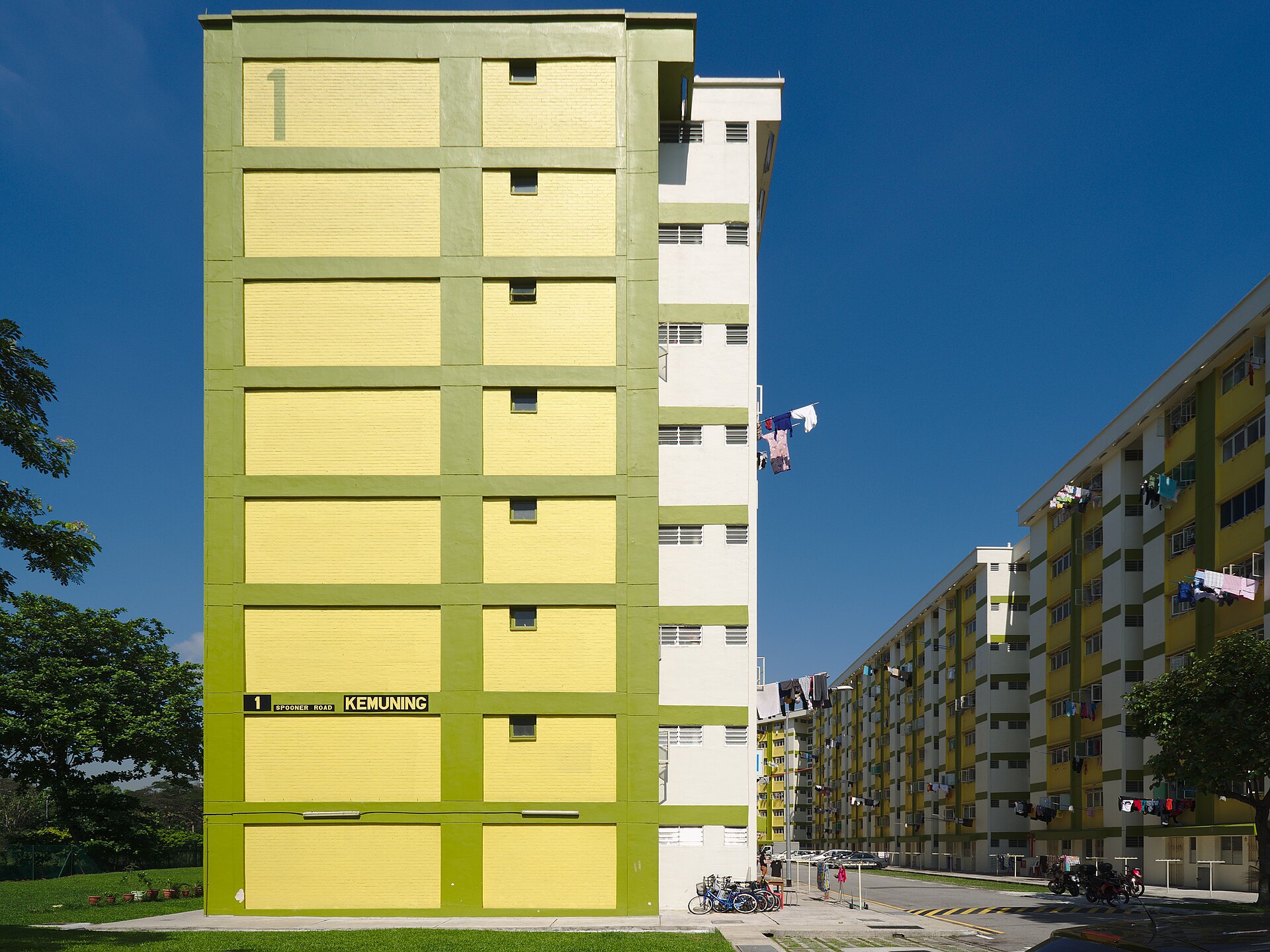HDB flats at Spooner Road, Singapore