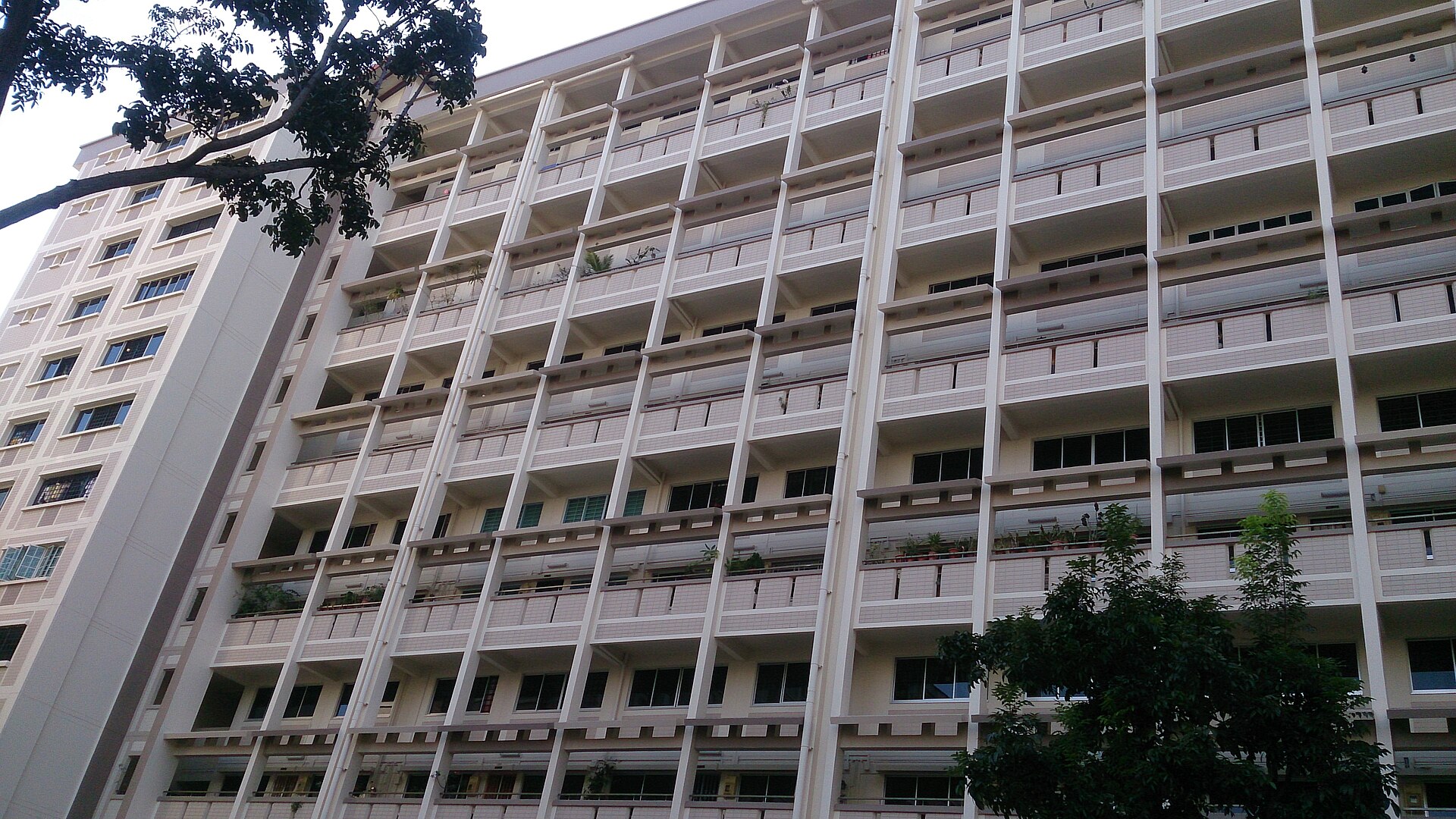 "Maisonette" Housing and Development Board flats in Serangoon North, Singapore, which are larger than five-room flats