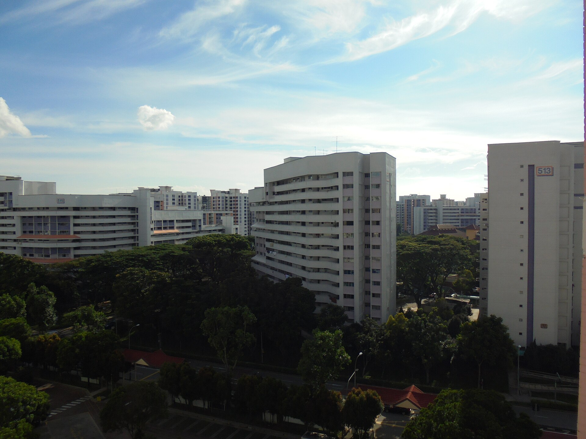 HDB flats at Jurong West Street 51