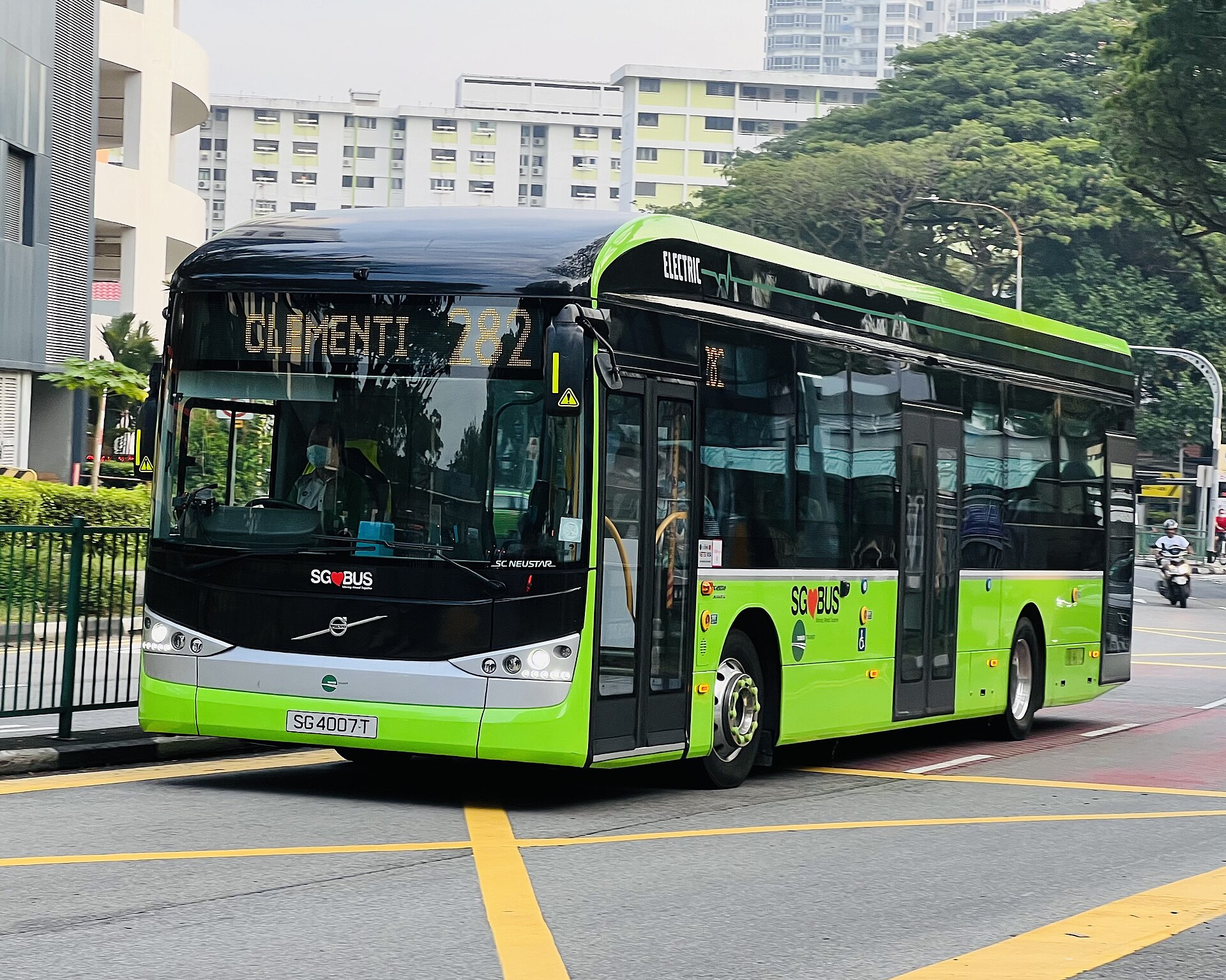 Tower Transit’s SG4007T, a SC Neustar City bodied Volvo BZL, on service 282. Photo taken on 2023/10/10