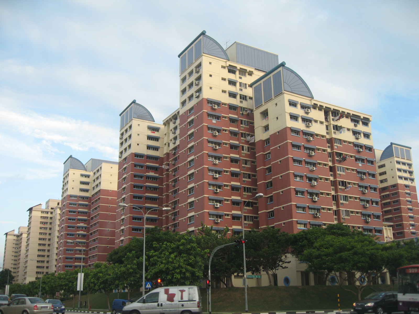 HDB flats at Pasir Ris New Town