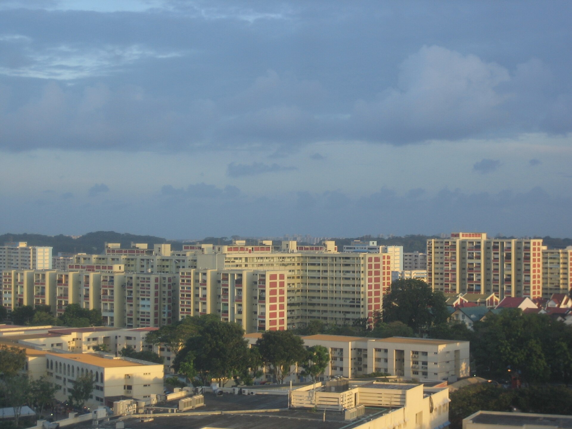 Blocks of HDB flats near Kovan, Hougang, Singapore