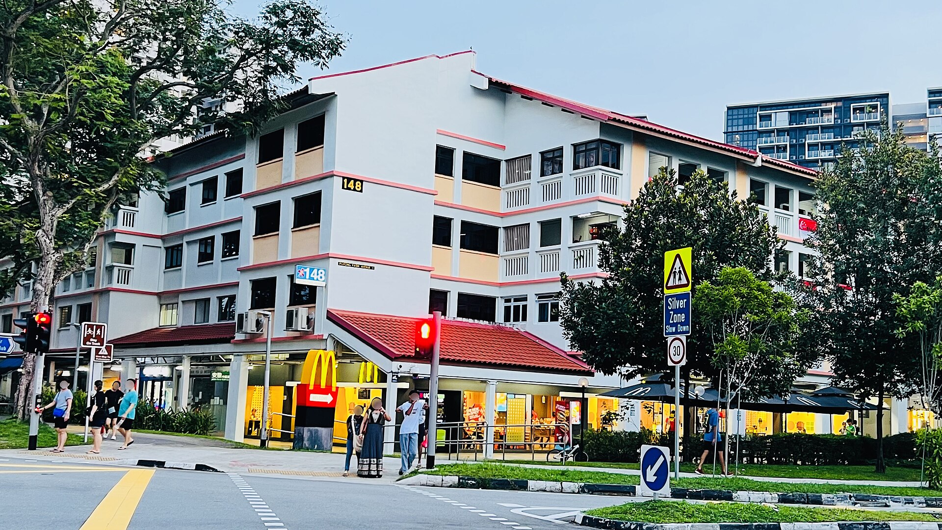 View of Block 148 Potong Pasir Avenue 1. Photo taken on 2023/7/22
