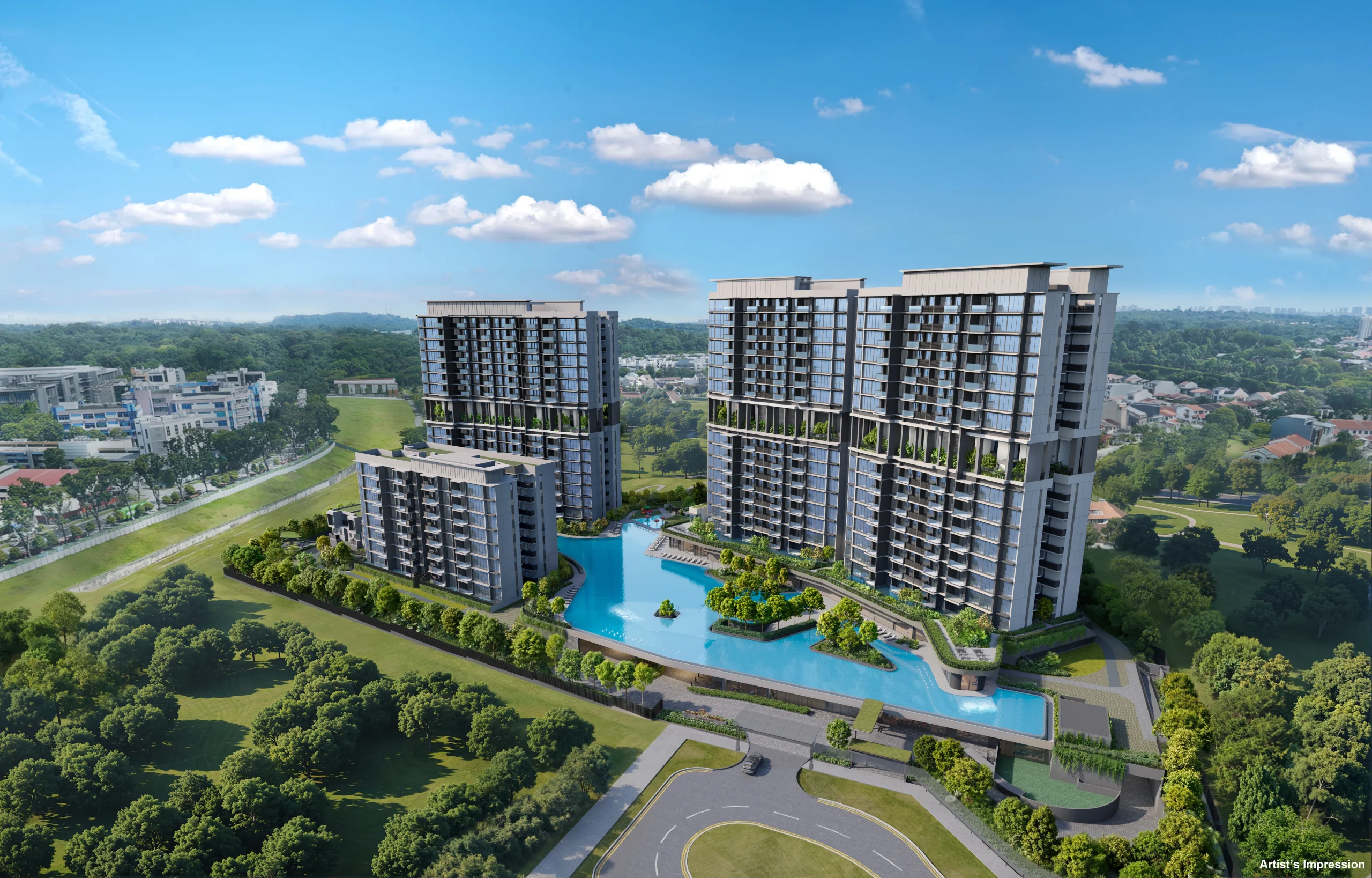 Lentor Gardens Residences, as shown by the developer