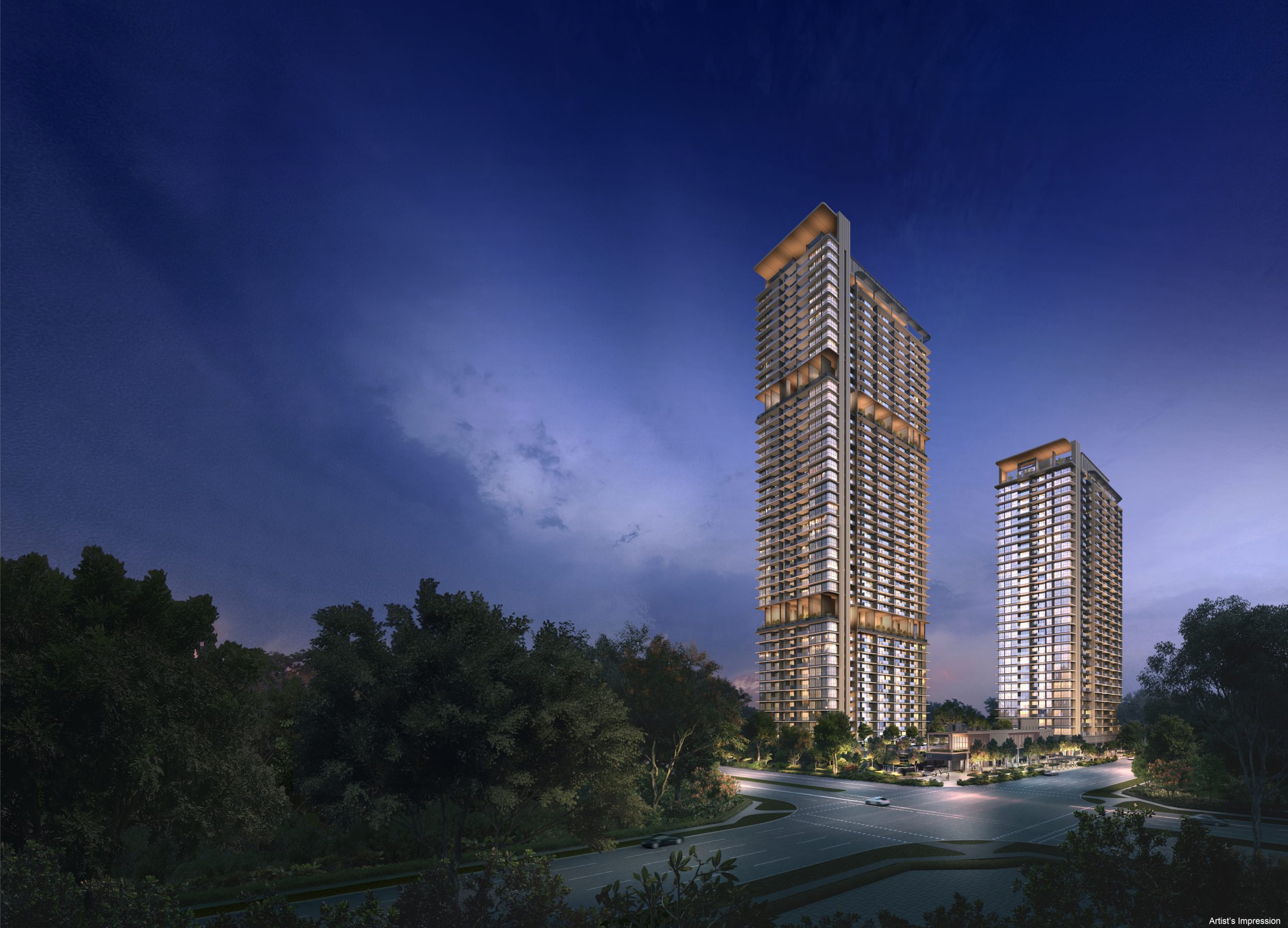 One Marina Gardens, as shown by the developer